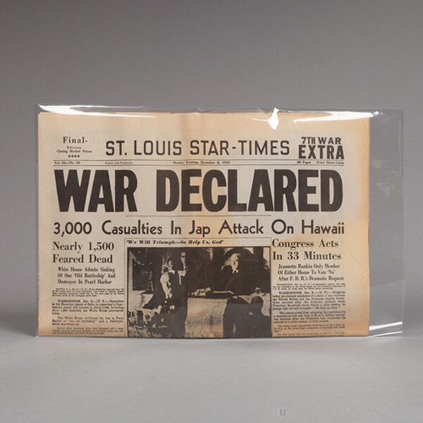 Regular Tabloid Sleeves / Folded Ne